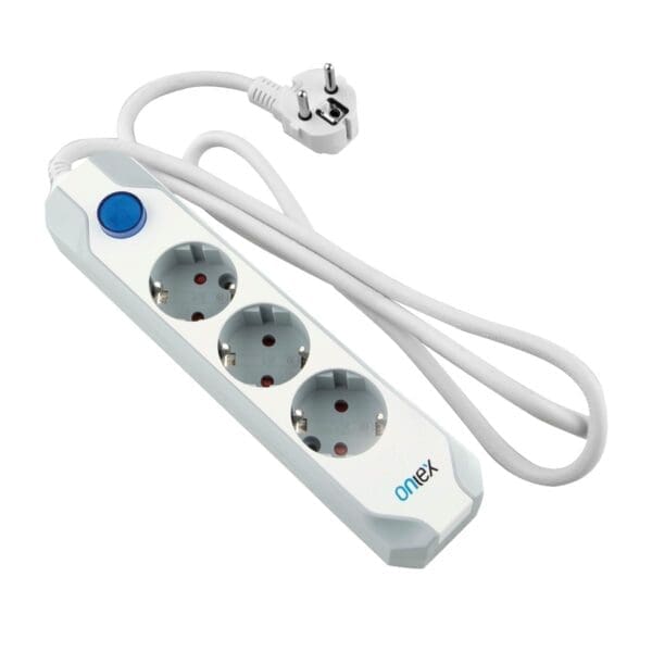 BASE ONLEX PRO 3 TOMADAS CABO 1,5 MTS