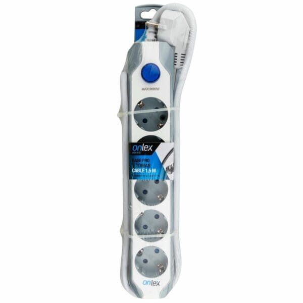 BASE ONLEX PRO 5 TOMADAS CABO 1,5 MTS - Image 2