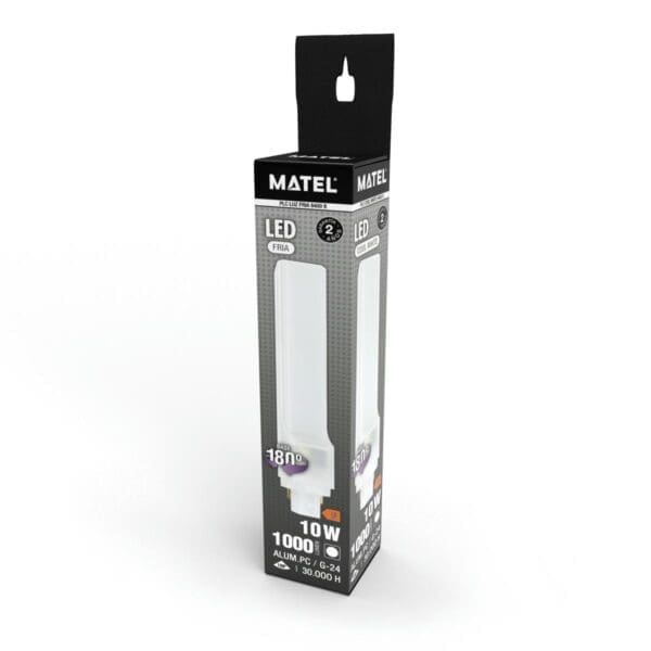 LÂMPADA LED PLC MATEL GIRATÓRIA G24 10W FRIA - Image 2