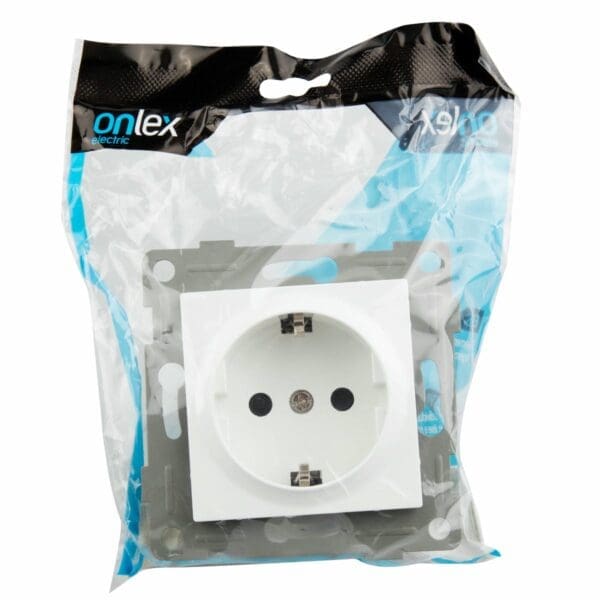 S-EMBUTIR BASE TOMADA ONLEX BRANCA 16A 250V - Image 2