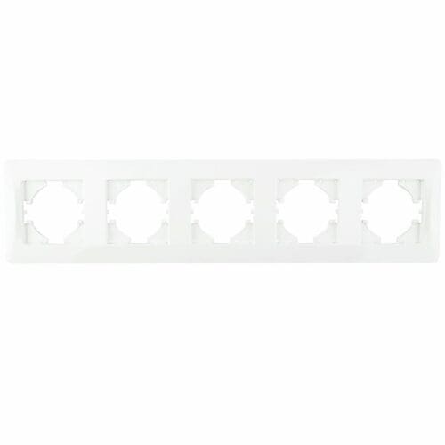 S-EMBUTIR MOLDURA BRANCA HORIZONTAL 5 ELEMENTOS ONLEX
