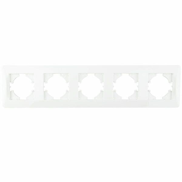 S-EMBUTIR MOLDURA BRANCA HORIZONTAL 5 ELEMENTOS ONLEX