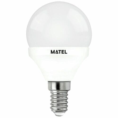 LÂMPADA LED ESFÉRICA MATEL REGULÁVEL 7W E14 NEUTRA