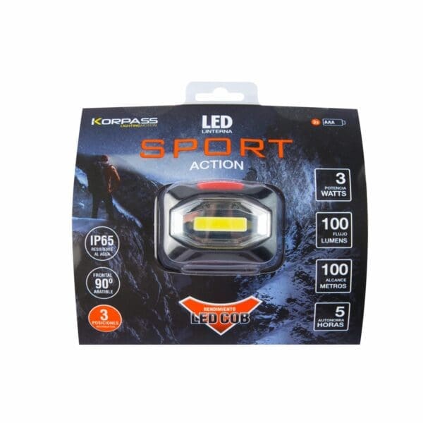 LANTERNA LED KORPASS COB FRONTAL 3W - Image 2
