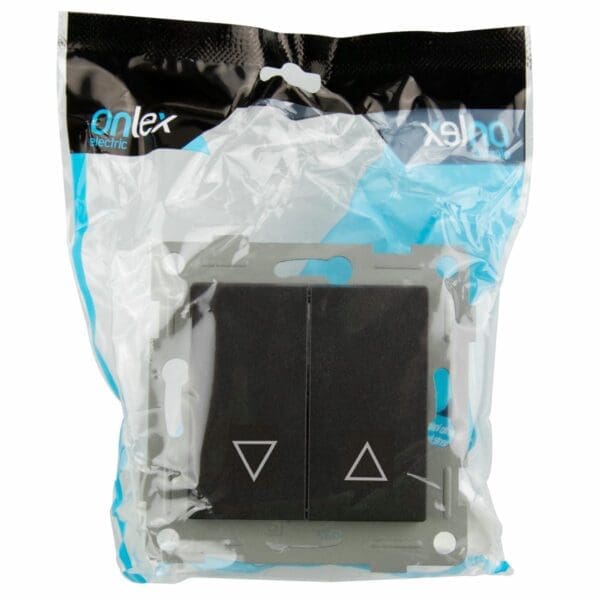 S-EMBUTIR INTERRUPTOR ESTORE GRAFITE ONLEX 10A 250V - Image 2