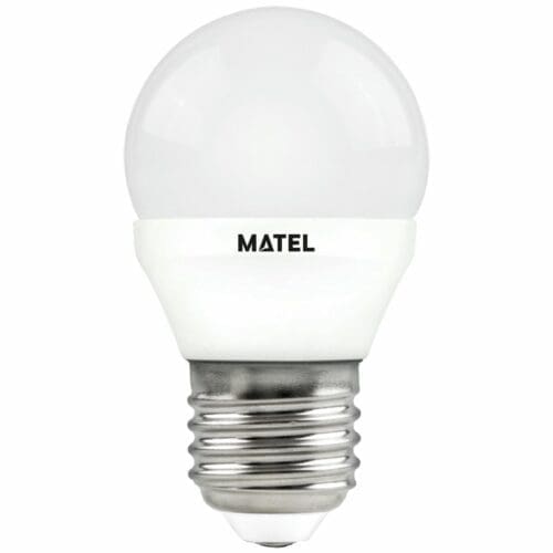 LÂMPADA LED ESFÉRICA MATEL REGULÁVEL 7W E27 NEUTRA