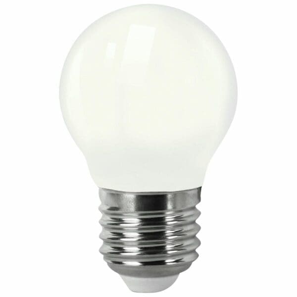 LÂMPADA LED FILAMENTO ESFÉRICA MATEL G45 E27 4W FRIA OPAL
