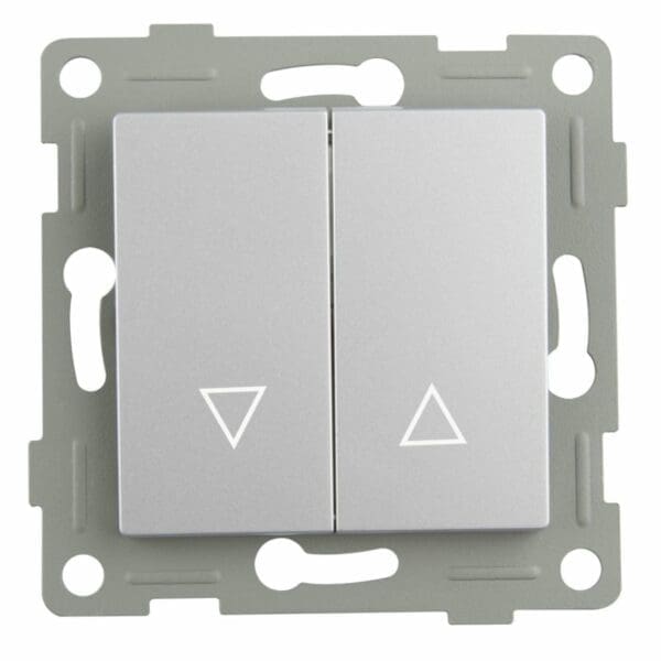 S-EMBUTIR INTERRUPTOR ESTORE TITÂNIO ONLEX 10A 250V