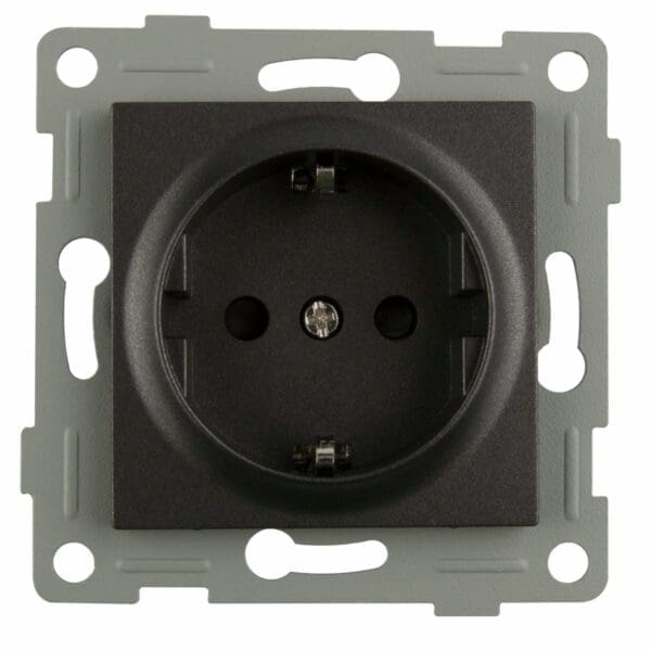 S-EMBUTIR BASE TOMADA GRAFITE ONLEX 16A 250V