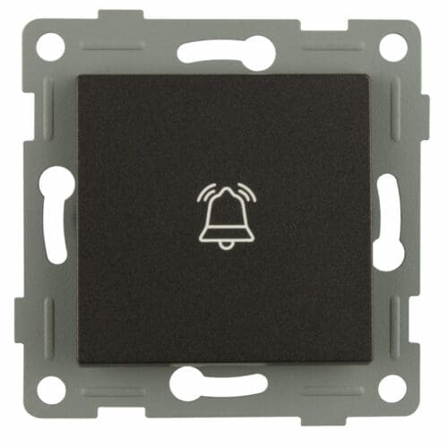 S-EMBUTIR PULSADOR CAMPAINHA GRAFITE ONLEX 10A 250V