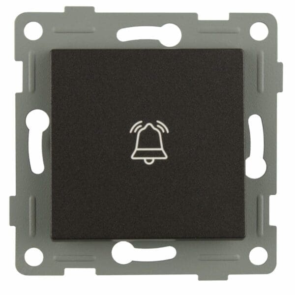 S-EMBUTIR PULSADOR CAMPAINHA GRAFITE ONLEX 10A 250V