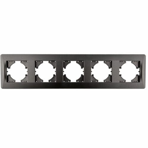 S-EMBUTIR MOLDURA GRAFITE HORIZONTAL 5 ELEMENTOS ONLEX