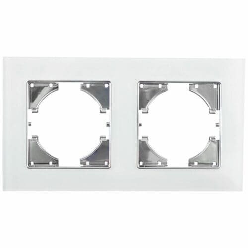 S-EMBUTIR MOLDURA CRISTAL BRANCO ONLEX 2 ELEMENTOS