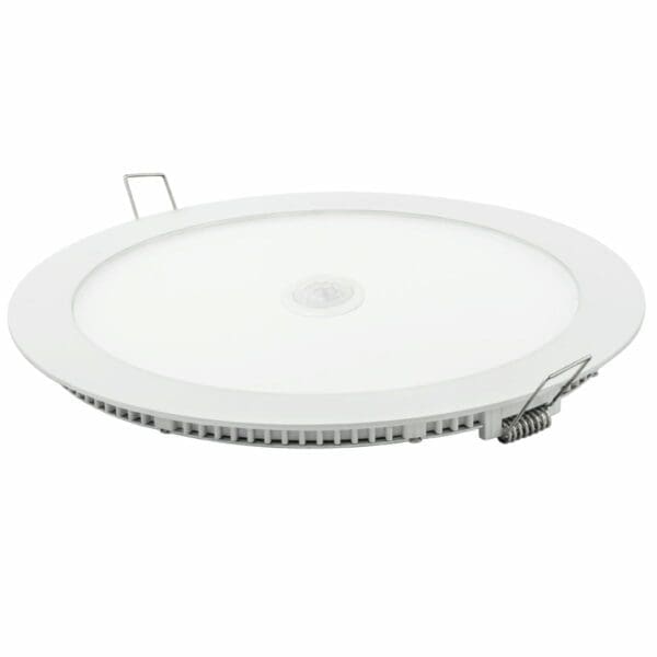 DOWNLIGHT LED REDONDO SENSOR MATEL BRANCO 18W FRIA