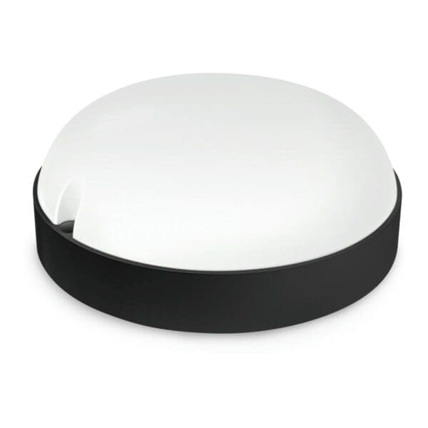 APLIQUE LED REDONDO MATEL EXTERIOR IP65 PRETO 12W NEUTRA