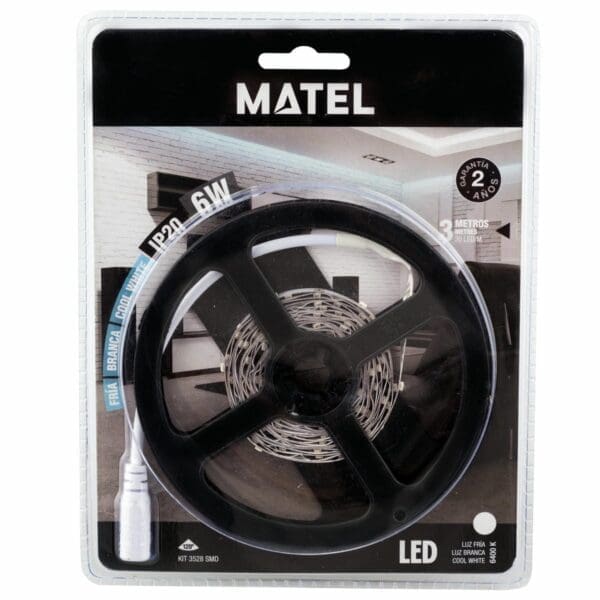FITA LED MATEL 12V 3 METROS IP20 6W FRIA - Image 2