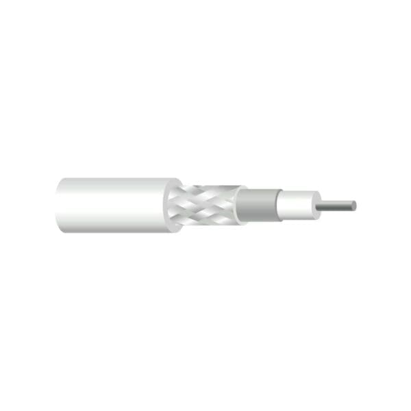 CABO COAXIAL TV/SAT BLINDADO BRANCO ONLEX ALUMÍNIO