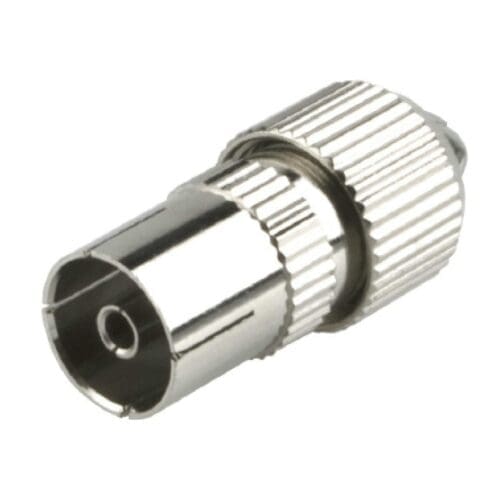 CONECTOR DE ANTENA METÁLICO ONLEX TV SATÉLITE RETO MACHO