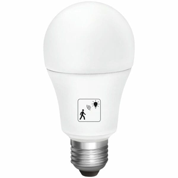 LÂMPADA LED MATEL SENSOR DE MOVIMENTO E27 10W NEUTRA