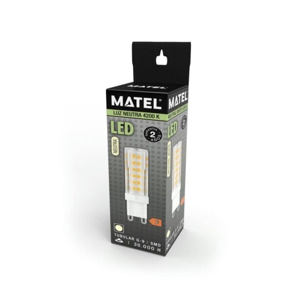 LÂMPADA LED G9 MATEL ALUMÍNIO PC 8W NEUTRA - Image 2