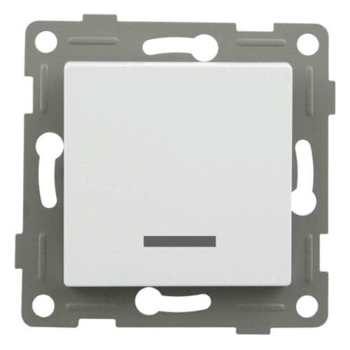 S-EMBUTIR BOTÃO LUMINOSO ONLEX BRANCO 10A 250V