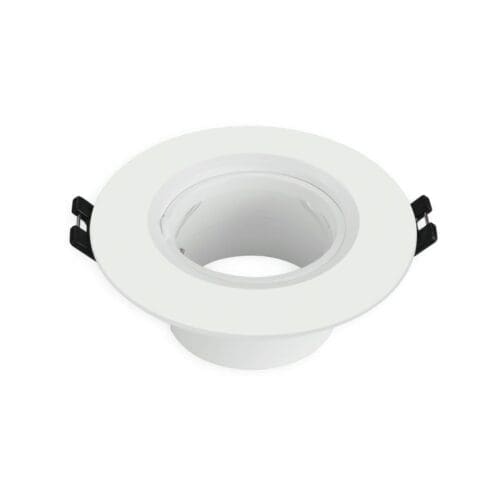 KIT ARO REDONDO MATEL FIXO BRANCO 90MM