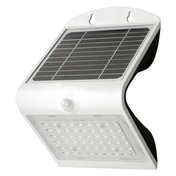 APLIQUE LED SOLAR KORPASS COM SENSOR 4W BRANCO FRIA
