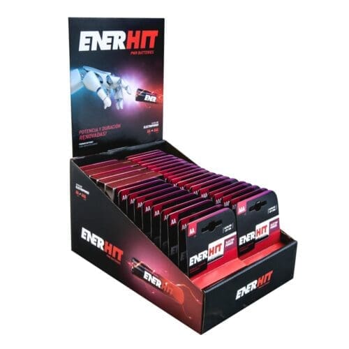 EXPOSITOR PILHA ALCALINA ENERGY 40 BLISTERS