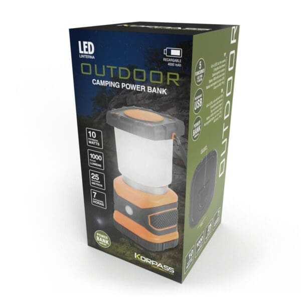 LANTERNA LED PARA CAMPING POWERBANK 10W - Image 2