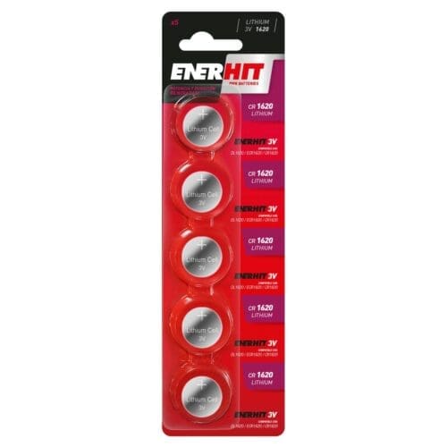 PILHA BOTÃO DE LÍTIO ENERHIT 3V CR-1620
