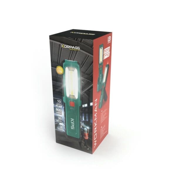 PORTÁTIL LED RECARGÁVEL KORPASS 10W COM BASE - Image 2