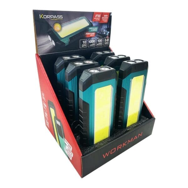 LANTERNA LED POWERBANK 10W KORPASS 4000MAH - Image 2