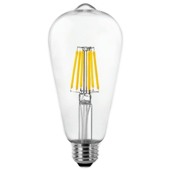 LÂMPADA LED PERA FILAMENTO MATEL E27 12W FRIA CLARA