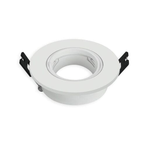 KIT ARO REDONDO MATEL BASCULANTE BRANCO 90MM