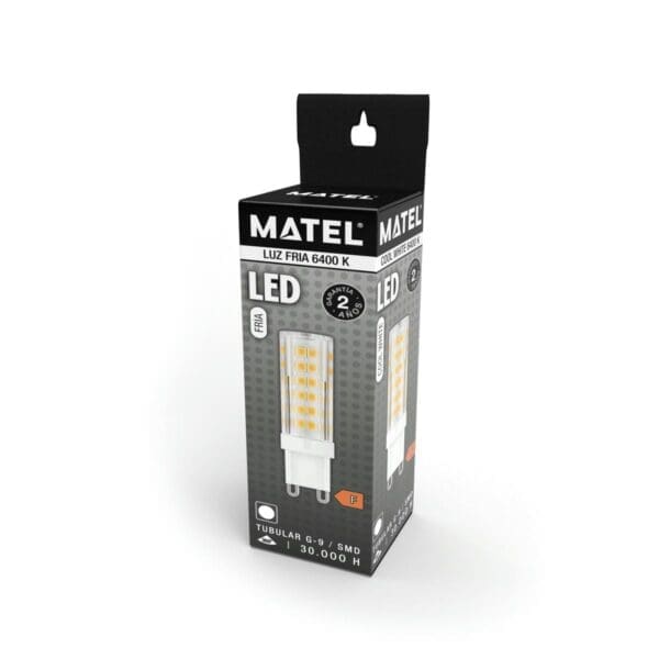 LÂMPADA LED G9 MATEL ALUMÍNIO PC 8W FRIA - Image 2