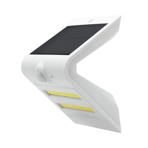 APLIQUE LED SOLAR KORPASS COM SENSOR 7W BRANCO FRIA