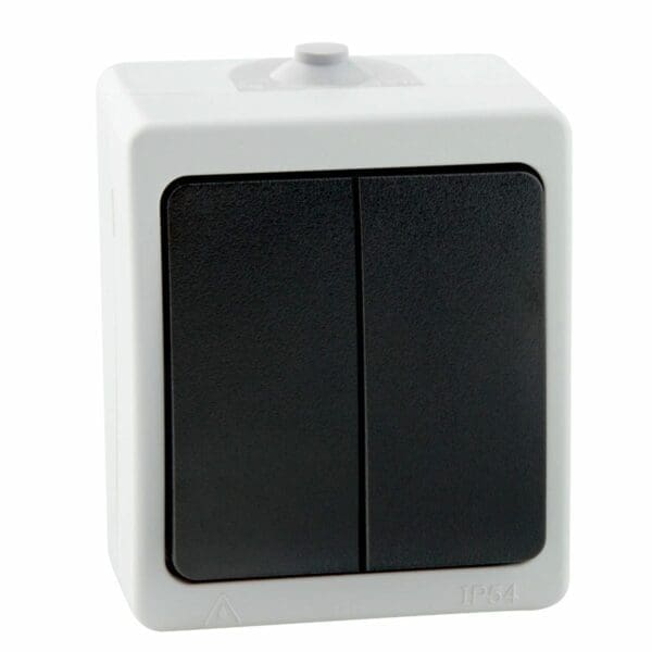 S-SUPERFÍCIE INTERRUPTOR DUPLO IP54 ONLEX