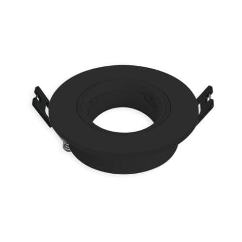 KIT ARO REDONDO MATEL BASCULANTE PRETO 90MM