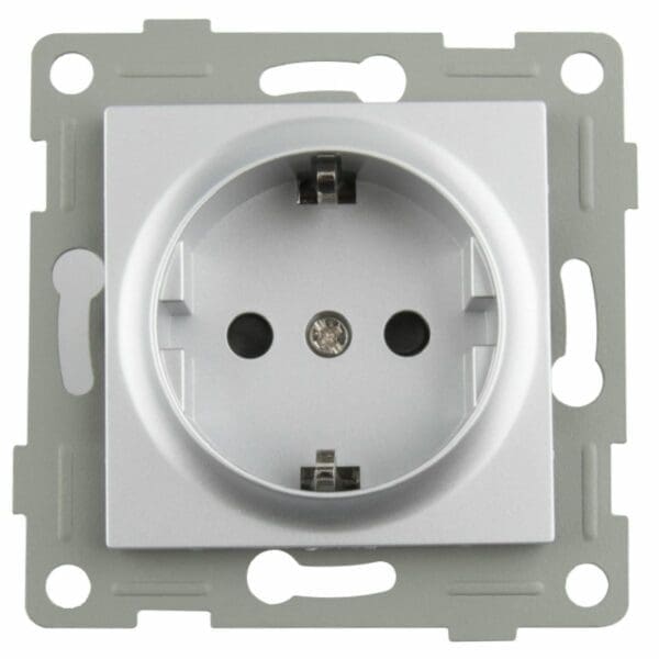 S-EMBUTIR BASE DE TOMADA TITÂNIO ONLEX 16A 250V