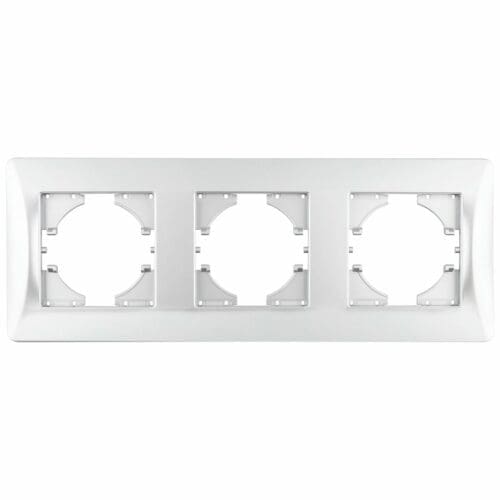 S-EMBUTIR MOLDURA TITÂNIO ONLEX HORIZONTAL 3 ELEMENTOS