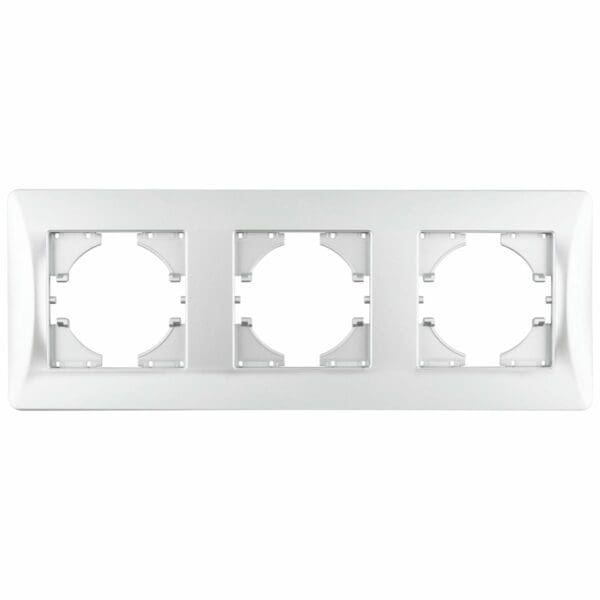 S-EMBUTIR MOLDURA TITÂNIO ONLEX HORIZONTAL 3 ELEMENTOS