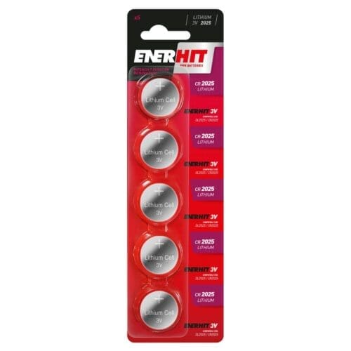 PILHA BOTÃO DE LÍTIO ENERHIT 3V CR-2025