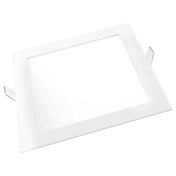 DOWNLIGHT LED MATEL QUADRADO BRANCO 18W CHIP SAMSUNG LUZ FRIA