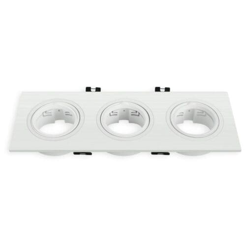 KIT ARO QUADRADO BASCULANTE MATEL BRANCO TRIPLO