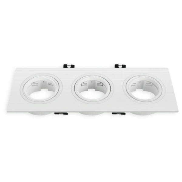 KIT ARO QUADRADO BASCULANTE MATEL BRANCO TRIPLO