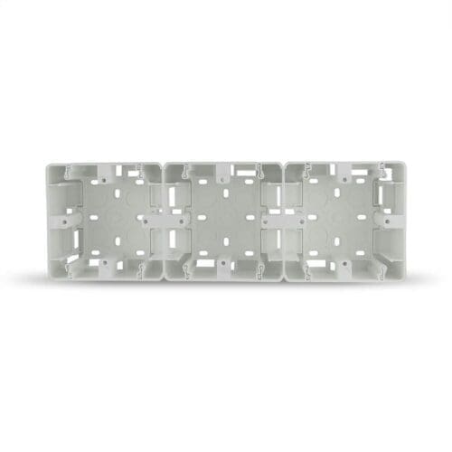 S-EMBUTIR BASE SUPERFÍCIE ONLEX 3 ELEMENTOS BRANCO