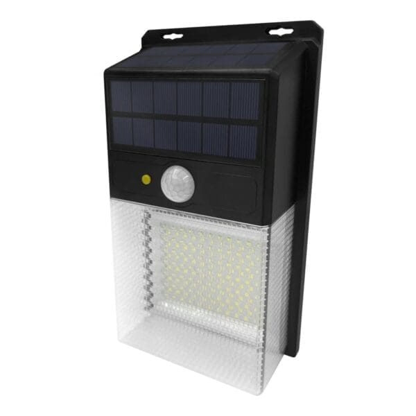 APLIQUE SOLAR LED KORPASS COM SENSOR 15W LUZ FRIA