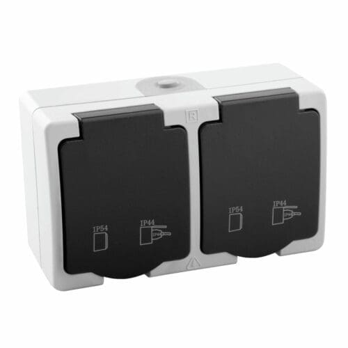 S-SUPERFÍCIE BASE TOMADA DUPLA IP54 ONLEX