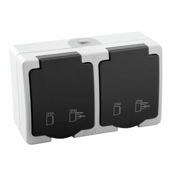 S-SUPERFÍCIE BASE TOMADA DUPLA IP54 ONLEX