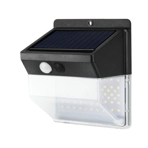 APLIQUE SOLAR LED KORPASS COM SENSOR 7W LUZ FRIA